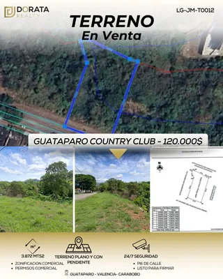 Terreno en Guataparo Country Club