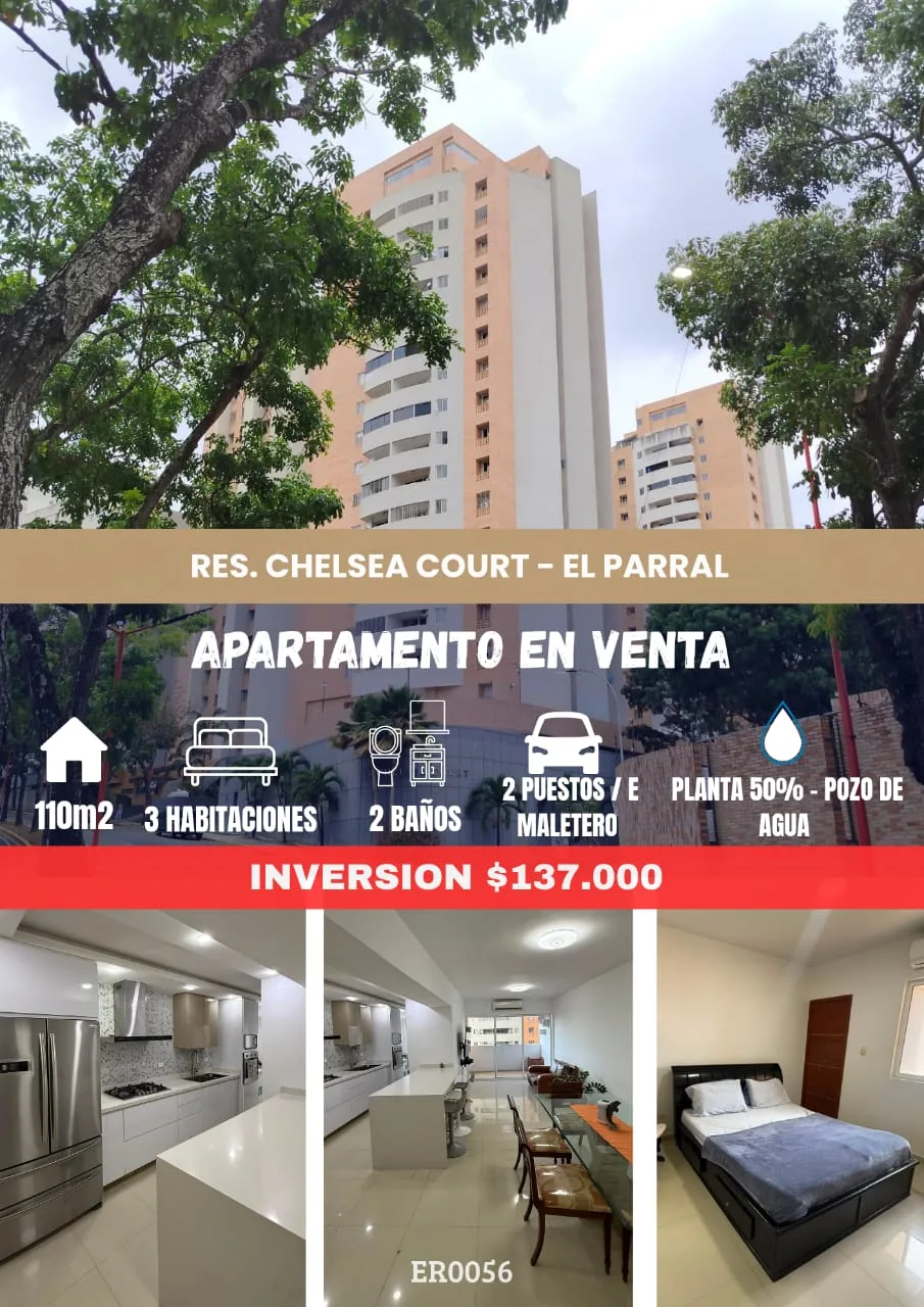 Apartamento en Venta en CHELSEA COURT — 3 hab 110m² — USD 137,000