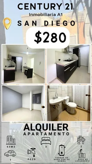 Apartamento en Terrazas de San Diego