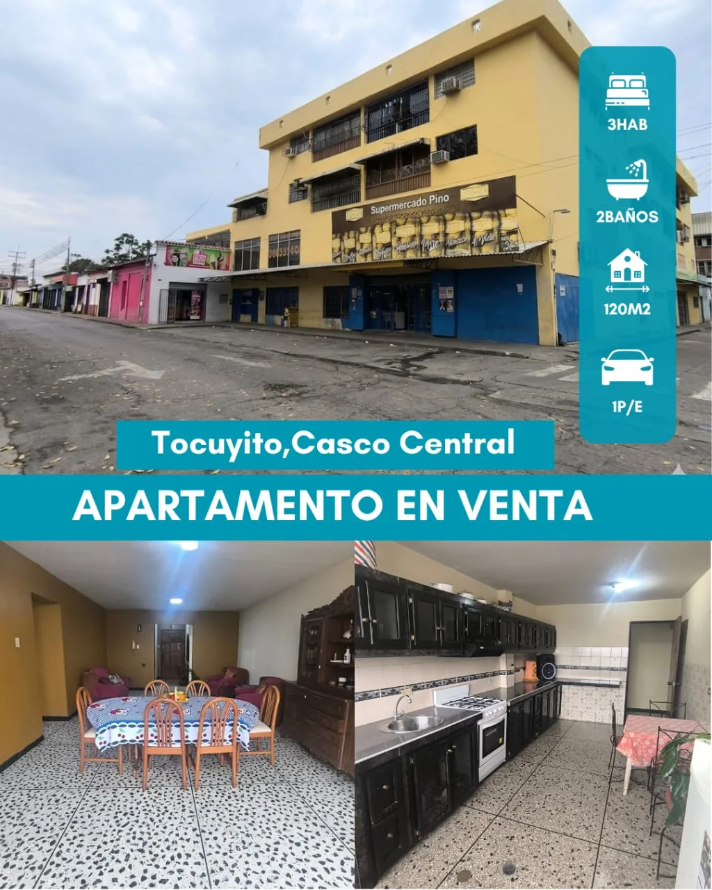 Apartamento en Venta en Conjunto Residencial Vaz Par Tocuyito Municipio Libertador Estado Carabobo — 3 hab 120m² — USD 37,000
