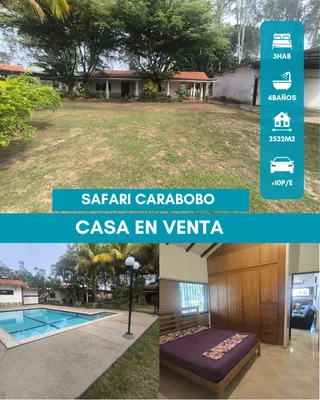 Casa en Safari Carabobo, Sector Jirafa