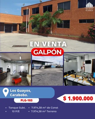 Galpón en Av. Bolivar los Guayos