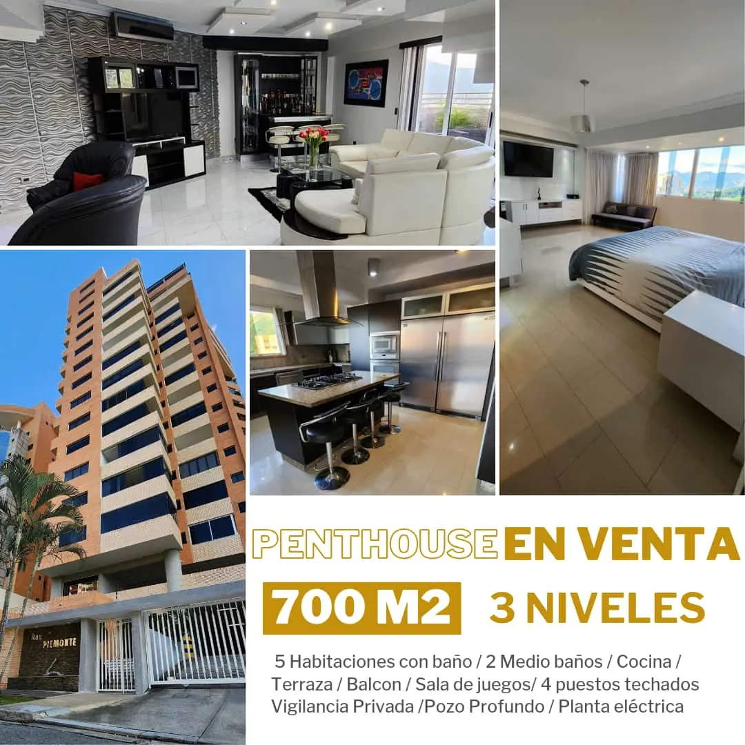 Penthouse en Venta en Urb Trigaleña Alta, Res. Piemonte — 5 hab 700m² — USD 450,000