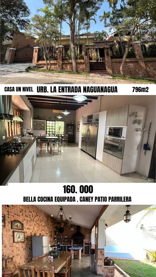Casa en Venta en La Entrada II, Naguanagua — 5 hab 796m² — USD 160,000