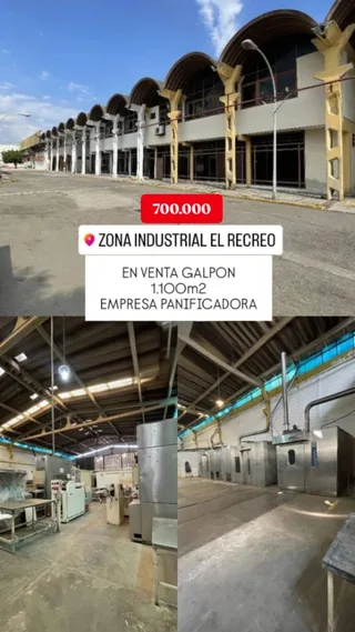 Galpón en Zona Industrial el Recreo Valencia