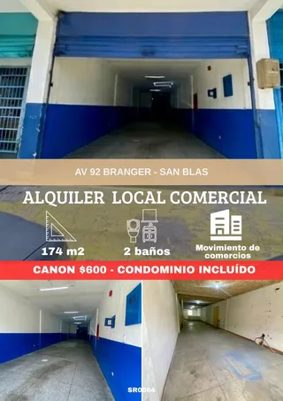 Local en AV. 92 Branger, San Blas