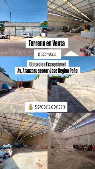 Terreno en Av. 109 Aranzazu, José Regino Peña