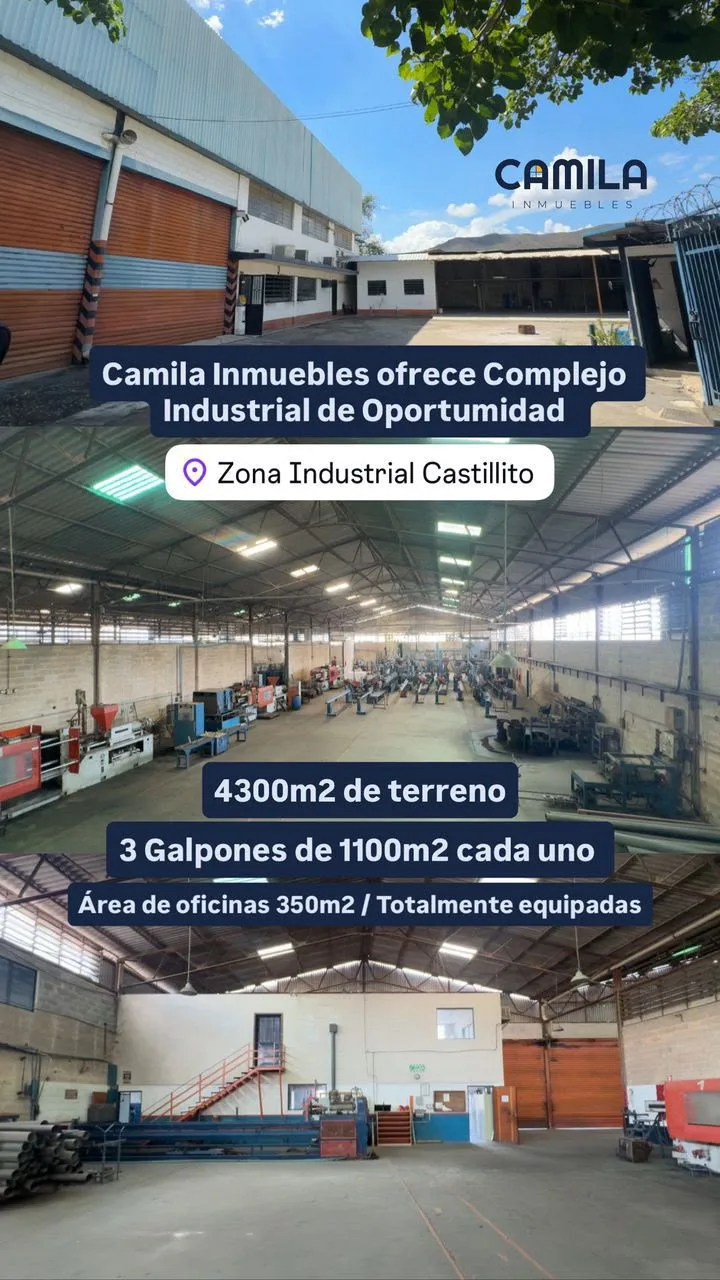 Galpón en Venta en Zona Industrial Castillito 4800m² — Precio a consultar