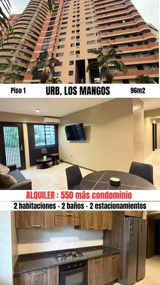 Apartamento en Urb. Los Mangos