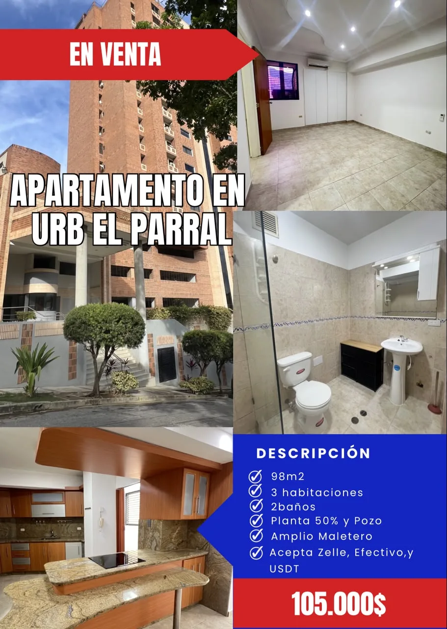 Apartamento en Venta en El Parral — 3 hab 97m² — USD 105,000
