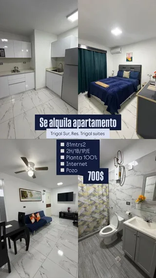 Apartamento en Trigal Sur, Res. Trigal Suites
