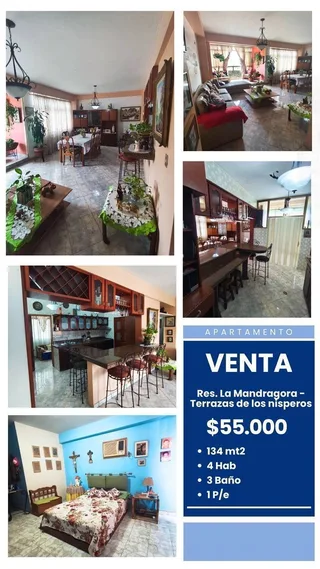 Apartamento en Res. La Mandragora - Terrazas de los Nísperos