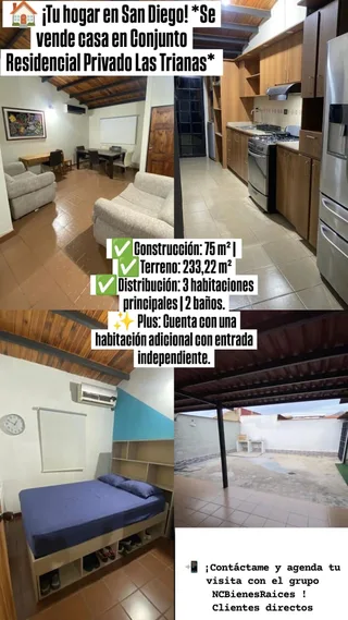 Casa en Res. Privado Las Trianas, San Diego