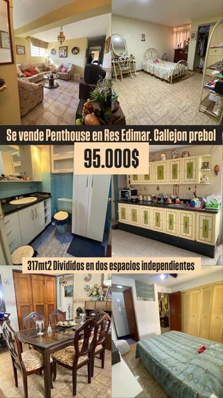 Penthouse en Res. Edimar - Callejón Prebol