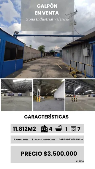 Galpón en Zona Industrial Valencia