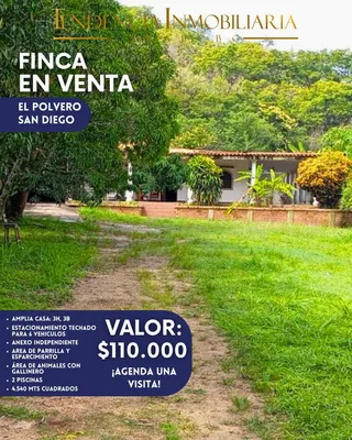 Terreno en San Diego Sector El Polvero