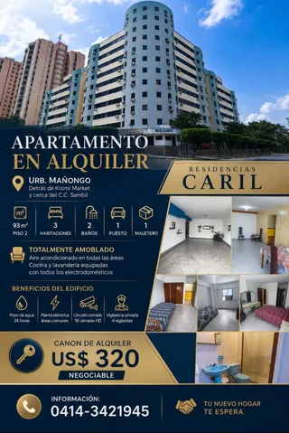 Apartamento en Urb. Mañongo