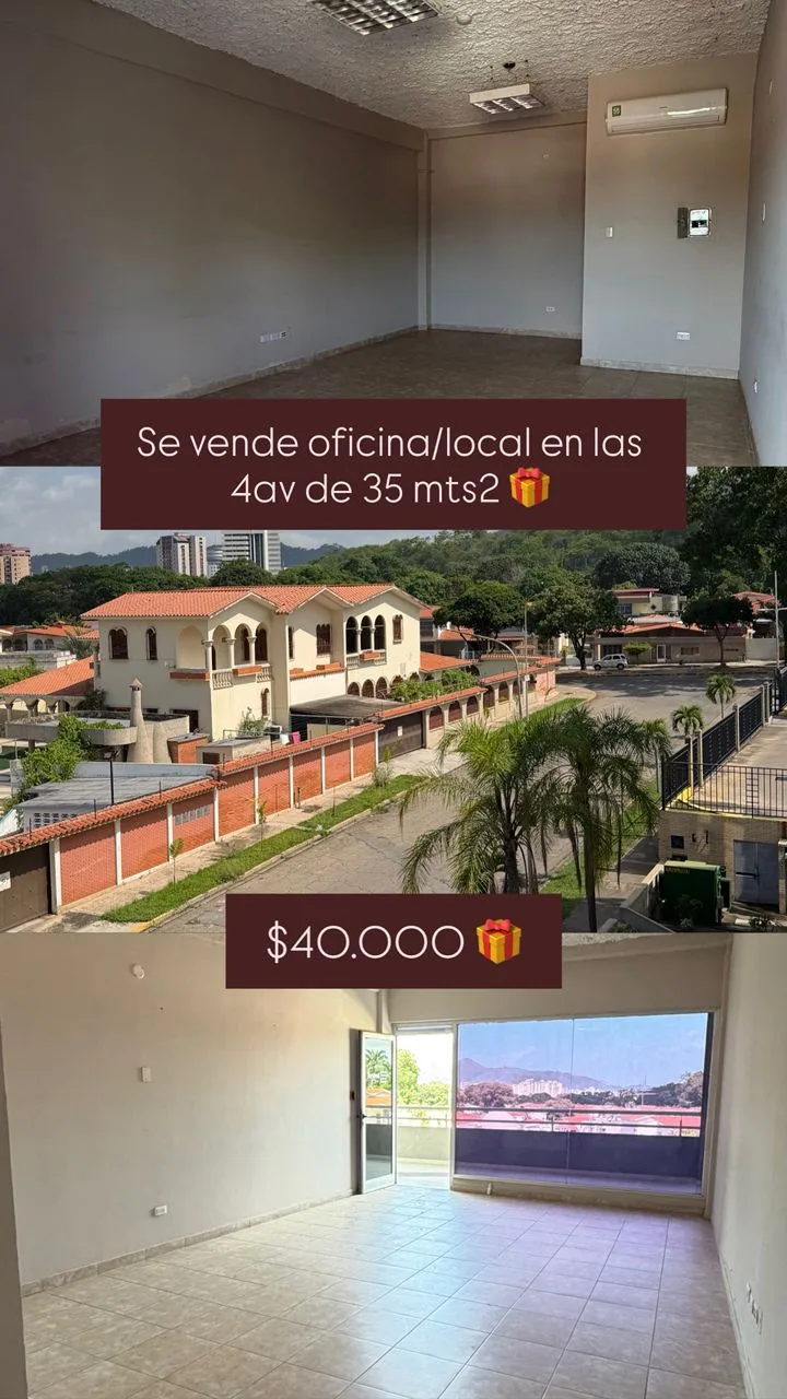 Oficina en Venta en las 4 avenidas 35m² — USD 40,000