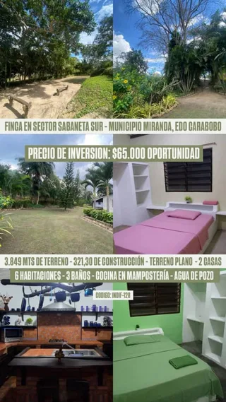 Casa en Sabaneta sur, Municipio Miranda, Estado Carabobo