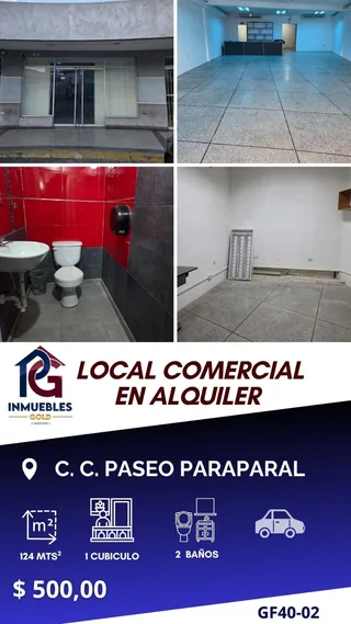 Local en Centro comercial Paseo Paraparal