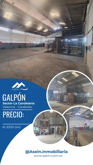 Galpón en Sector La Candelaria, Valencia - Carabobo