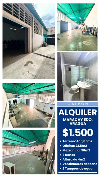 Galpón en Maracay Edo. Aragua
