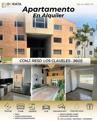 Apartamento en San Diego Conjunto R. Los Claveles
