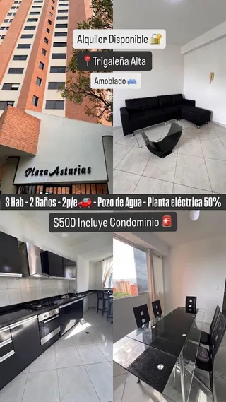 Apartamento en La Trigaleña Alta, Valencia Res. Plaza Asturias
