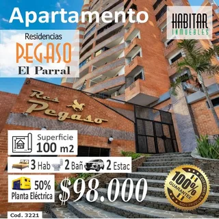 Apartamento en Urb. El Parral – Res. Pegaso – Valencia