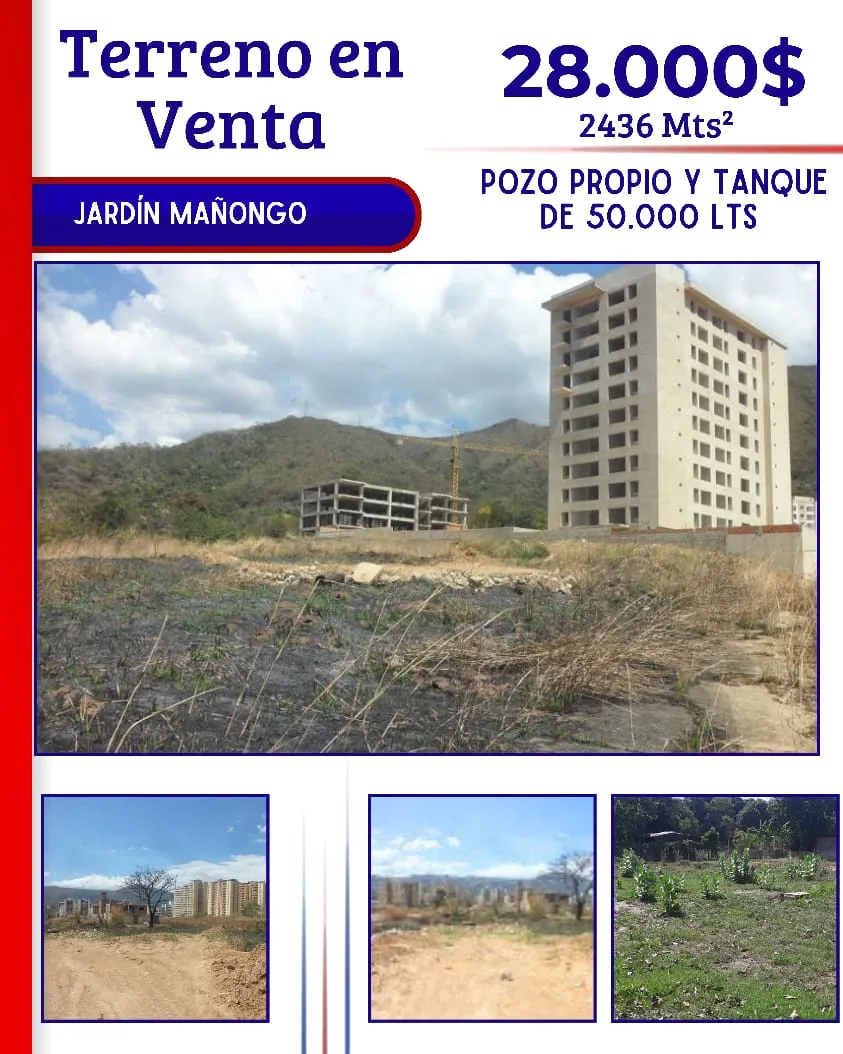 Terreno en Venta en JARDIN MAÑONGO, NAGUANAGUA 2436m² — USD 28,000