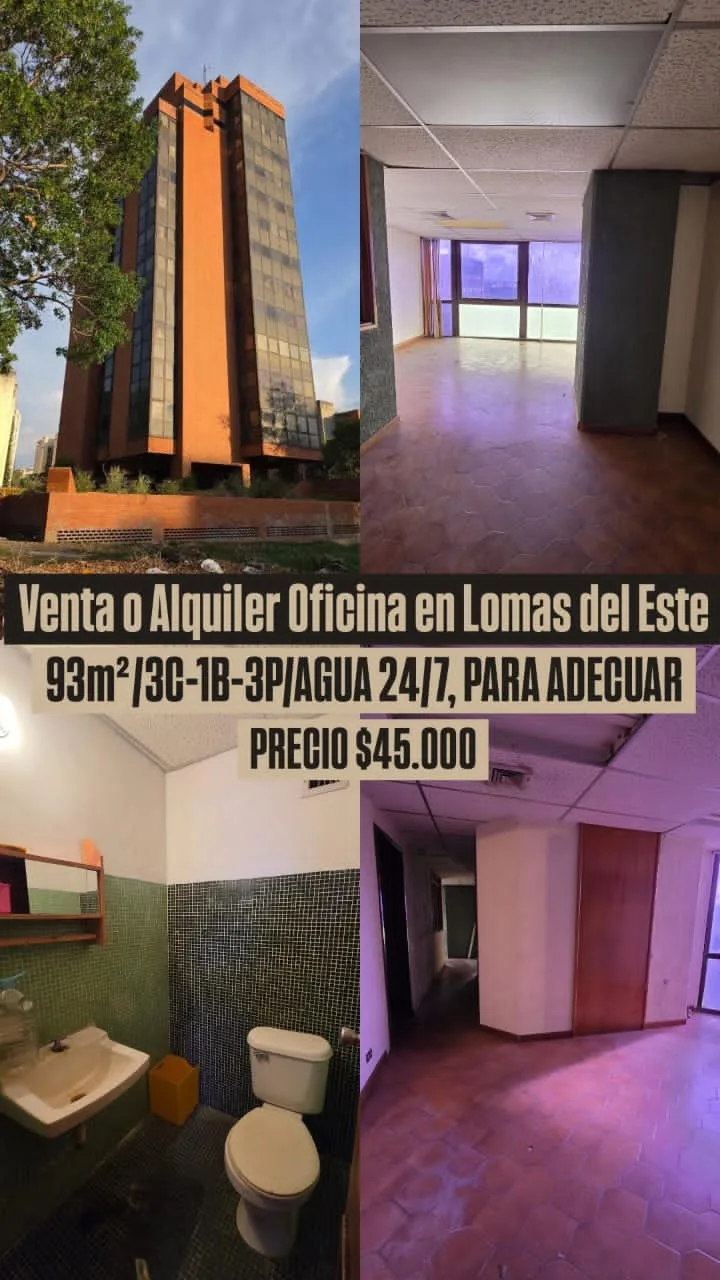 Oficina en Venta en Lomas del Este, Valencia 93m² — USD 45,000