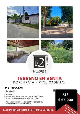 Terreno en Borburata