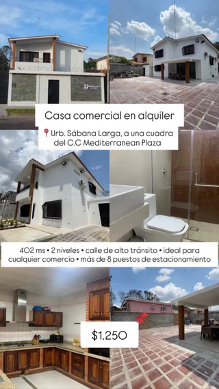 Casa en Urb. Sabana Larga