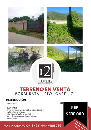 Terreno en Borburata