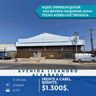 Galpón en Avenida Lisandro Alvarado