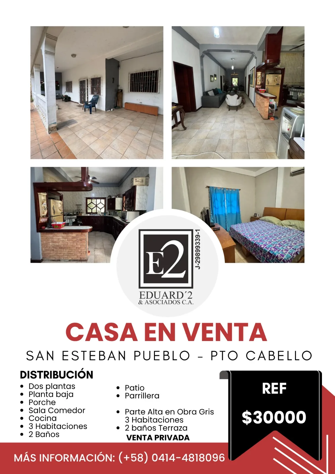 Casa en Venta en San Esteban Pueblo — 6 hab — USD 30,000