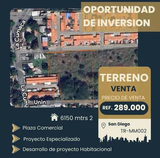 Terreno en San Diego Valencia Edo Carabobo