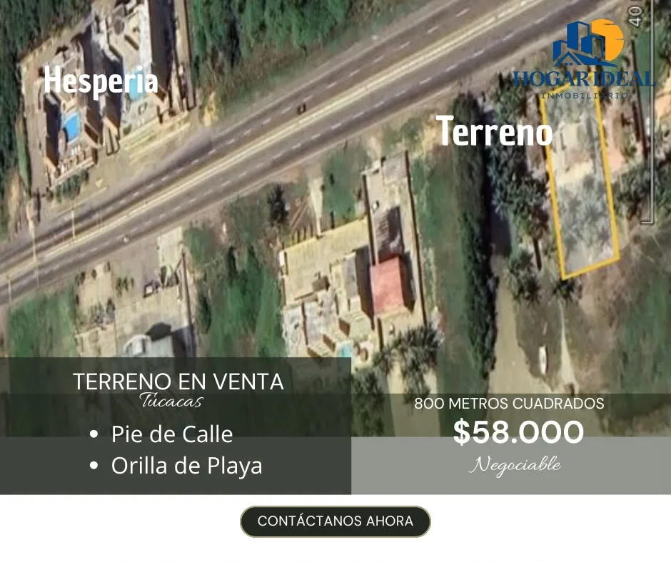 Terreno en Venta en Tucacas 800m² — USD 58,000