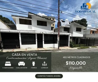Casa en Cuatricentenaria / Aguas Blancas