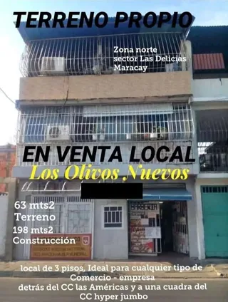Terreno en Las Delicias, Maracay, detrás del CC las Américas y a una cuadra del CC hyper jumbo
