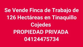 Terreno en Tinaquillo