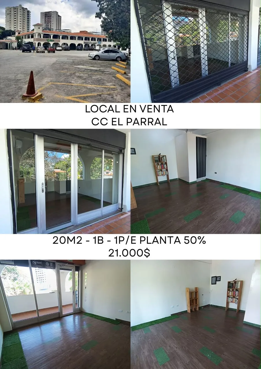 Local en Venta en C.C El Parral, Valencia 20m² — USD 21,000