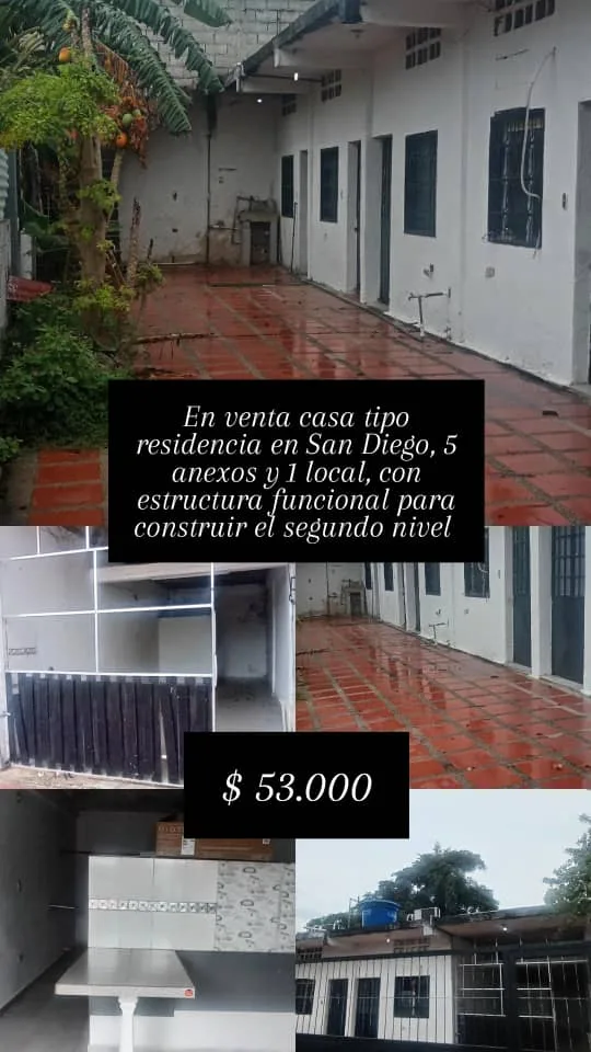 Casa en Venta en San Francisco de Cupira, San Diego — 5 hab 240m² — USD 53,000