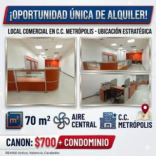 Local en C.C. Metrópolis, Valencia