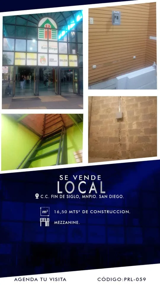 Local en Venta en Centro Comercial Fin de Siglo, San Diego 16m² — USD 26,000