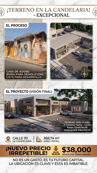Terreno en La Candelaria