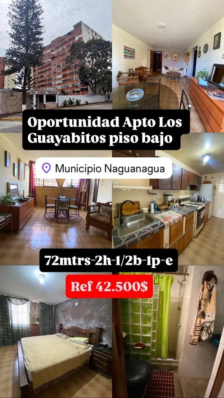 Apartamento en Venta en Urb los Guayabitos Res Camino Real — 2 hab 73m² — USD 42,500