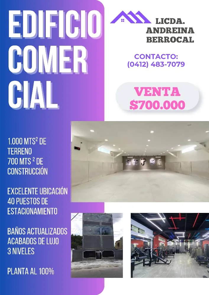Local en Venta en Avenida Bolivar Norte de Valencia 700m² — USD 700,000