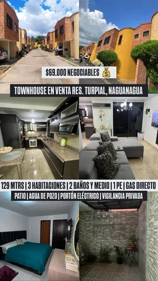 Townhouse en Residencias Turpial, Naguanagua