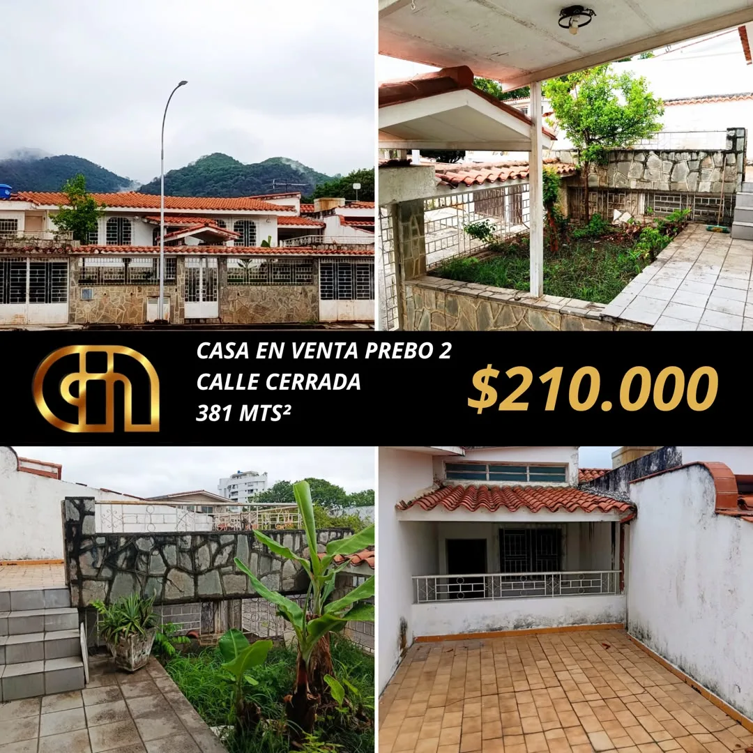 Casa en Venta en Urbanización Prebo — 6 hab 381m² — USD 210,000